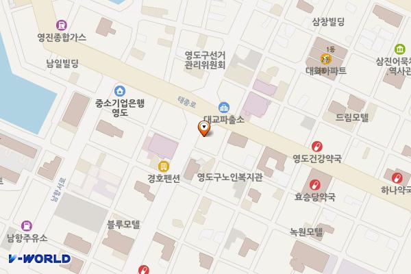 부산은행 영도금융센터 위치 지도 — 부산광역시 영도구 절영로 27(대교동2가)