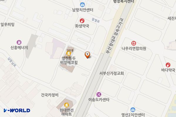 SK행복충전 영도충전소 위치 지도 — 부산광역시 영도구 영선대로 41 (영선동4가)