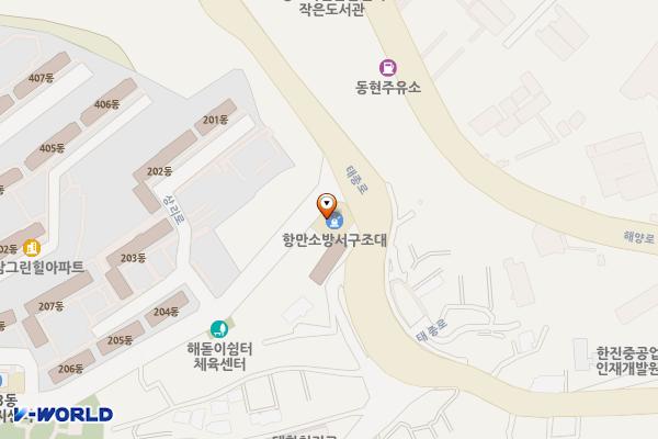 항만구조대 화장실 위치 지도 — 부산광역시 영도구 상리로 76