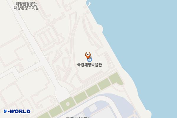 국립해양박물관 화장실(외부) 위치 지도 — 부산광역시 영도구 해양로301번길 45