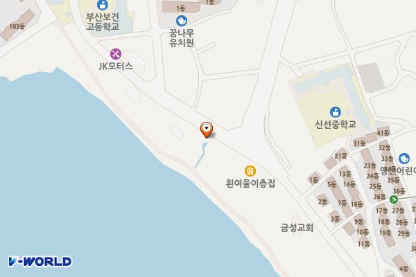 흰여울마을 안내센터(2층) 위치 지도 — 부산광역시 영도구 절영로 194(영선동4가)