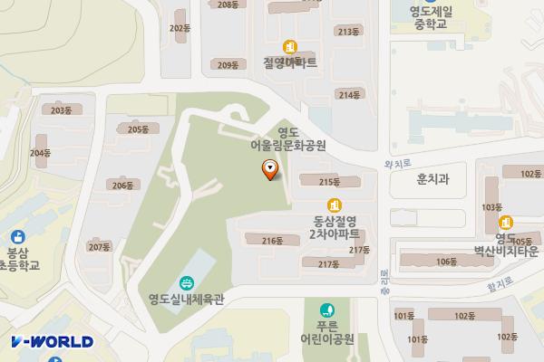 영도구장애인복지관 위치 지도 — 부산광역시 영도구 함지로79번길 6