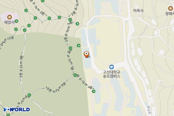 고신대 제3강의동(9호동) 위치 지도 — 부산광역시 영도구 와치로 194 (동삼동)