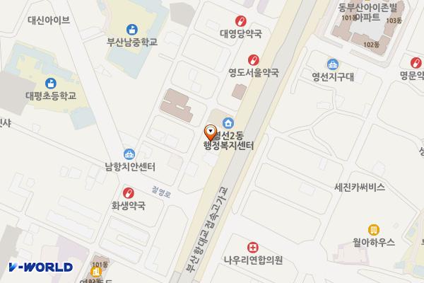 영선주유소 위치 지도 — 부산광역시 영도구 영선대로 63 (영선동3가)