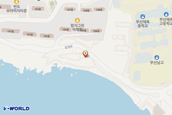 절영해안산책로8호 위치 지도 — 부산광역시 영도구 동삼동 628-112