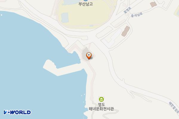 중리지구 위치 지도 — 부산광역시 영도구 중리남로 2-13