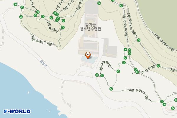 실내사격장(2층) 위치 지도 — 부산광역시 영도구 절영로 319