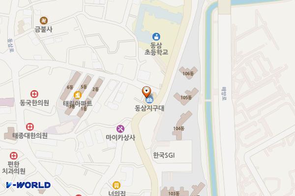동삼지구대 위치 지도 — 부산광역시 영도구 태종로 618