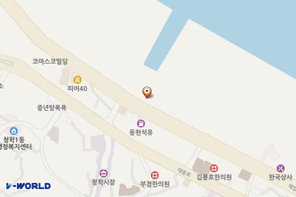 부산해양경찰서 청학출장소 위치 지도 — 부산광역시 영도구 해양로 53
