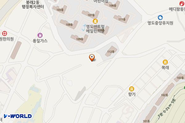상수도사업본부 영도사업소 화장실 위치 지도 — 부산광역시 영도구 상수도길 10
