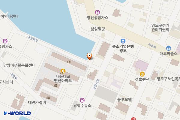 남항관리사업소 현장사무실 화장실 위치 지도 — 부산광역시 영도구 대평북로 6