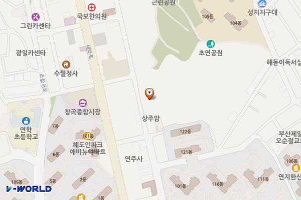 성지종합사회복지관 위치 지도 — 부산광역시 부산진구 성지로153번길 101 (초읍동)