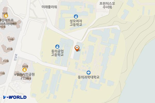 동의과학대학교 위치 지도 — 부산광역시 부산진구 양지로 54