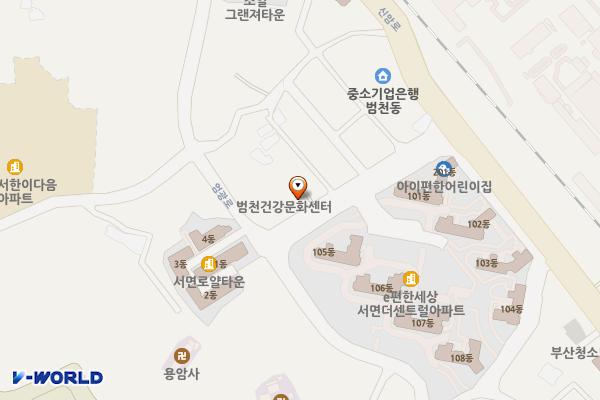 부산진구노인복지관신암분관 위치 지도 — 부산광역시 부산진구 신암로135번길 32