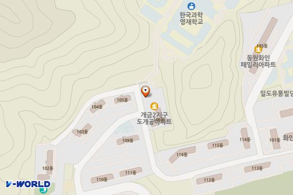 개금종합사회복지관 위치 지도 — 부산광역시 부산진구 백양관문로77번길 140, 개금종합사회복지관 (개금동)