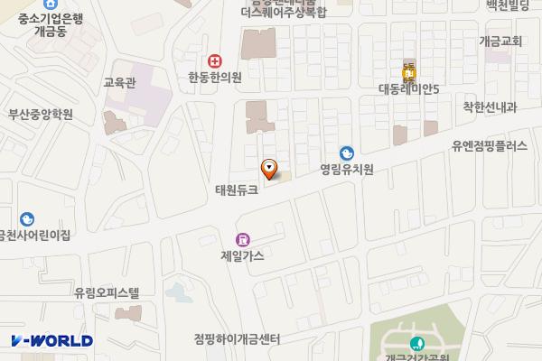 개금1치안센터 위치 지도 — 부산광역시 부산진구 냉정로 191-1, 개금1치안센터 (개금동)