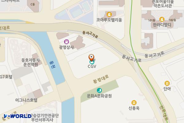 지오플레이스 위치 지도 — 부산광역시 부산진구 동천로 4, 지오플레이스 (전포동)