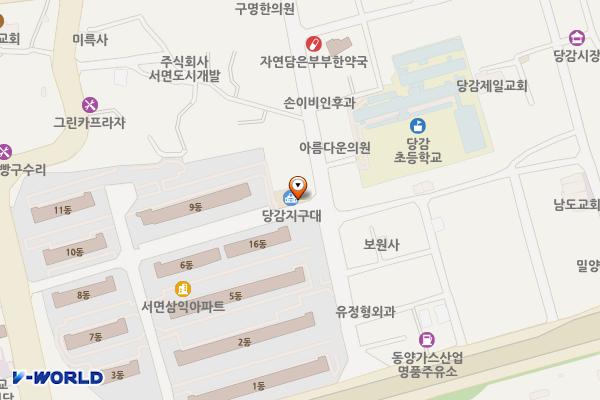 당감지구대 위치 지도 — 부산광역시 부산진구 당감로 17-1
