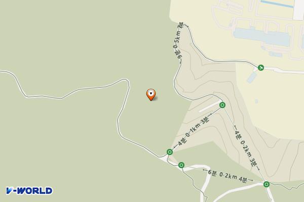 엄광산 동구경계 위치 지도 — 부산광역시 부산진구 가야동 산78-2