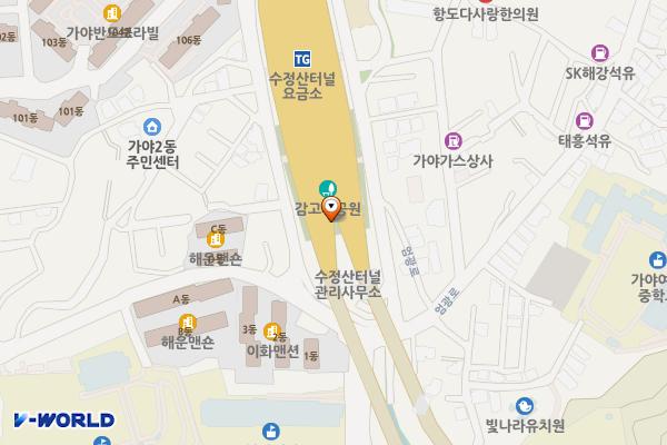 가야감고개공원주민커뮤니티센터 위치 지도 — 부산광역시 부산진구 가야대로548번길 109