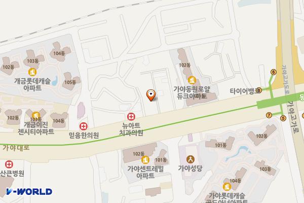 대명주유소 위치 지도 — 부산광역시 부산진구 가야대로 523, 대명주유소 (가야동)