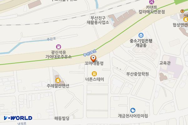 개금태화주유소 위치 지도 — 부산광역시 부산진구 가야대로 402, 개금태화주유소 (개금동)