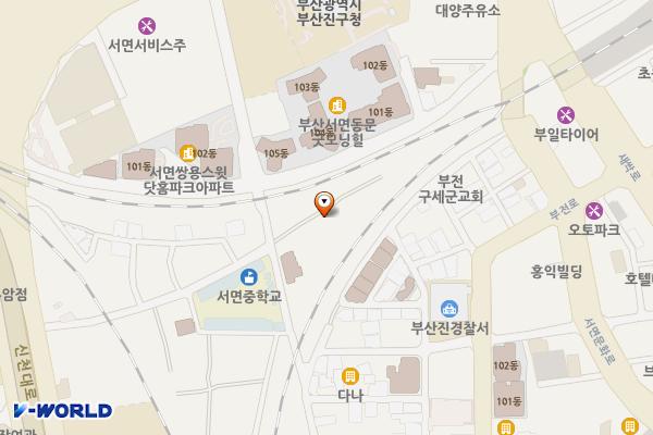 철길마을건강생활센터 위치 지도 — 부산광역시 부산진구 신천대로204번길56