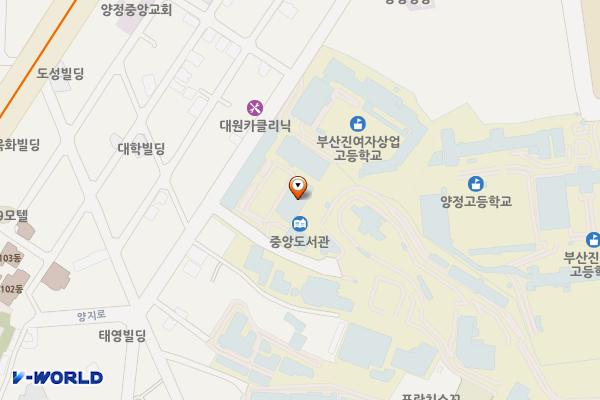 부산여자대학교 위치 지도 — 부산광역시 부산진구 진남로 506