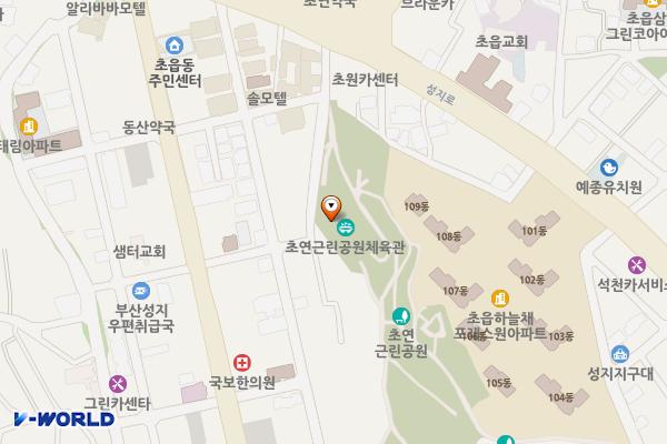 초연근린공원 위치 지도 — 부산광역시 부산진구 성지로143번길 27