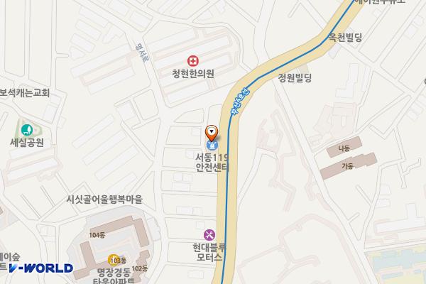 서동119안전센터 위치 지도 — 부산광역시 동래구 반송로 331