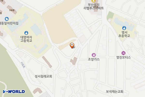 동래종합사회복지관 위치 지도 — 부산광역시 동래구 시실로107번길 151