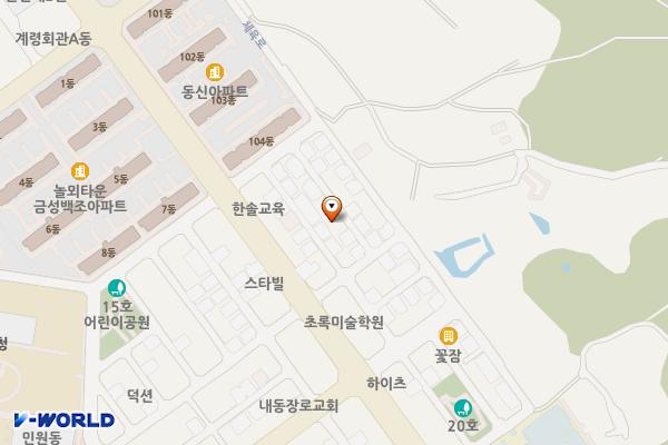 내동 554번지 임시공영주차장 위치 지도 — 충청남도 논산시 내동 554