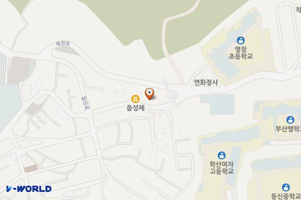 동래읍성도서관 위치 지도 — 부산광역시 동래구 동래로159번길 153