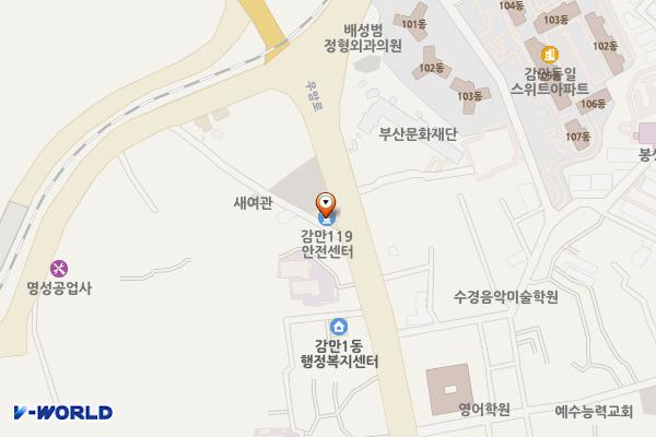 감만119안전센터 위치 지도 — 부산광역시 남구 우암로 81 (감만동, 감만119안전센터)