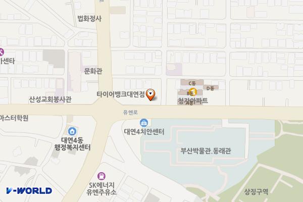 문화주유소 위치 지도 — 부산광역시 남구 유엔로 155 (대연동, 문화주유소)