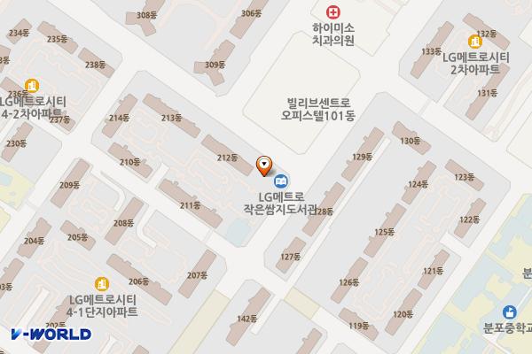부산분포우체국(1층) 위치 지도 — 부산광역시 남구 신선로 566-1 (용호동, 부산분포우체국)