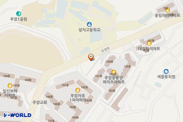 성지셀프주유소 위치 지도 — 부산광역시 남구 유엔로 42 (우암동, 성지주유소)