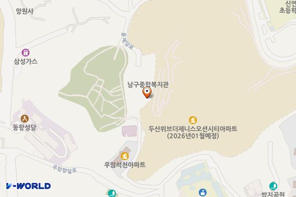 남구종합사회복지관 위치 지도 — 부산광역시 남구 동제당로 258