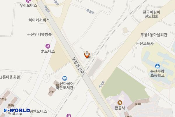 부창동 178-1번지 공영주차장 위치 지도 — 충청남도 논산시 부창동 178-1