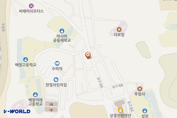 문현4동 주민복합센터 위치 지도 — 부산광역시 남구 장고개로 79