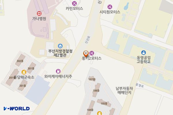 용당119안전센터 위치 지도 — 부산광역시 남구 신선로 398 (용당동, 용당119안전센터)