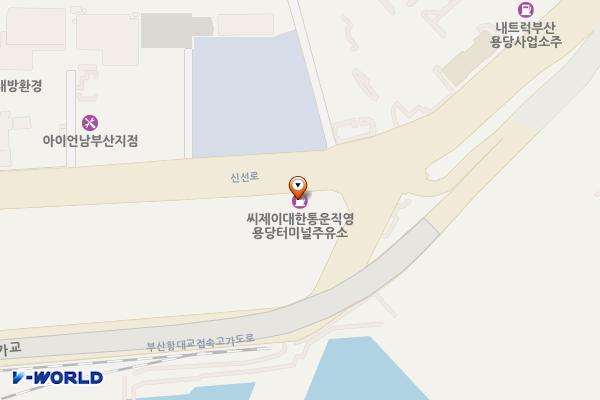 용당터미널주유소 위치 지도 — 부산광역시 남구 신선로 252 (용당동)