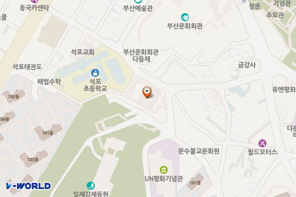 부산문화회관 부설주차장 위치 지도 — 부산광역시 남구 유엔평화로 76번길 60