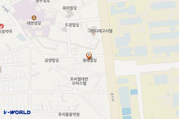 나다소극장 위치 지도 — 부산광역시 남구 용소로40번길 11, 청해빌딩 지하층 (대연동)
