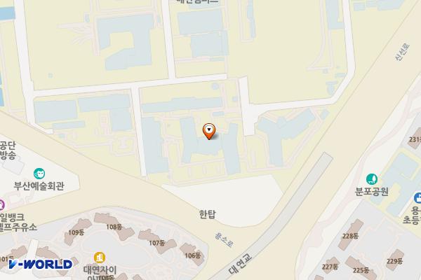부경대학교 수상레저관 위치 지도 — 부산광역시 남구 용소로 45