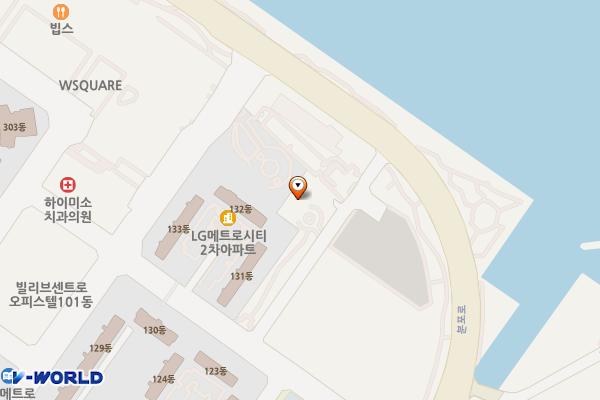 분포문화체육센터 위치 지도 — 부산광역시 남구 분포로 97 (용호동, 분포문화체육센터)