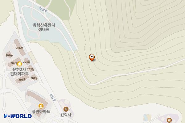 황령산 벚꽃약수터 위치 지도 — 부산광역시 남구 진남로 274-27 (문현동)