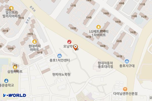 비치주유소 위치 지도 — 부산광역시 남구 용호로 60 (용호동, 비치주유소)