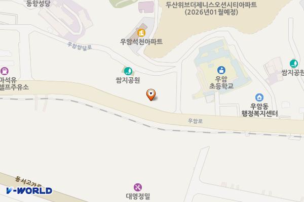 우암주유소 위치 지도 — 부산광역시 남구 우암로 204