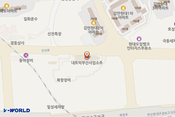 내트럭(주)부산사업소주유소 위치 지도 — 부산광역시 남구 신선로 168, SK부산항화물차휴게소 (감만동)